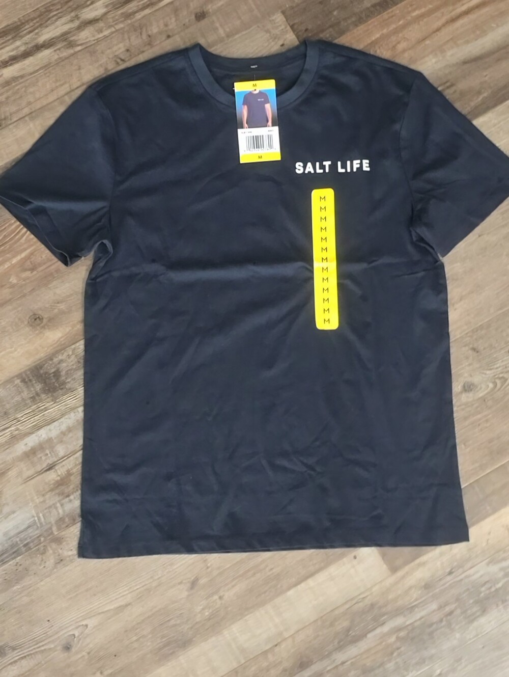 NWT Men's Salt Life Navy Short-Sleeve Logo Tee Size: Medium
